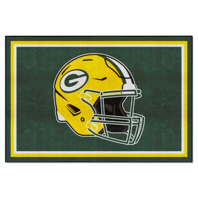 Fan Mats  LLC Green Bay Packers 5x8 Rug Green