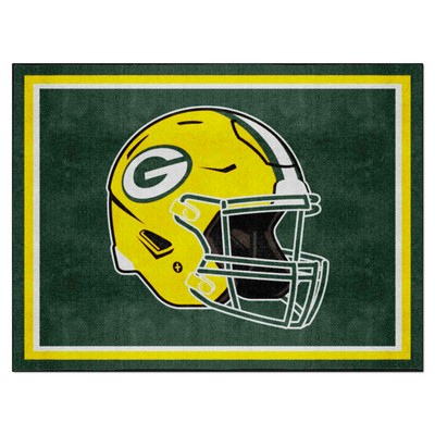 Fan Mats  LLC Green Bay Packers 8x10 Rug Green