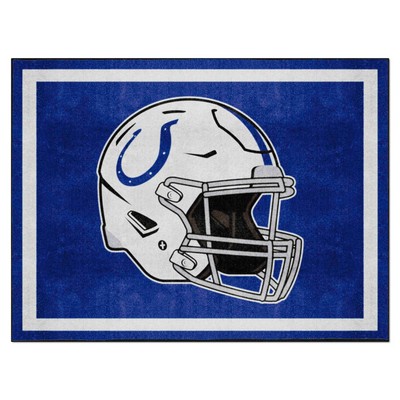 Fan Mats  LLC Indianapolis Colts 8x10 Rug Navy