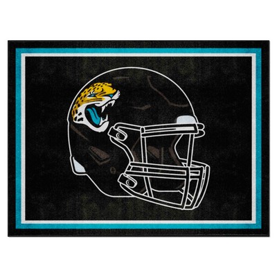 Fan Mats  LLC Jacksonville Jaguars 8x10 Rug Black