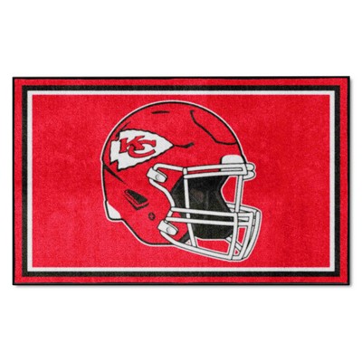 Fan Mats  LLC Kansas City Chiefs 4x6 Rug Red