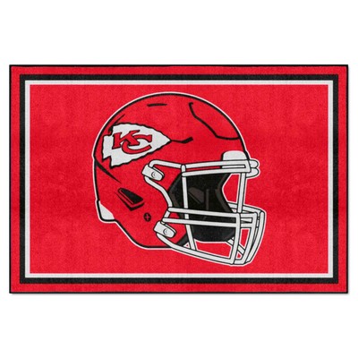 Fan Mats  LLC Kansas City Chiefs 5x8 Rug Red