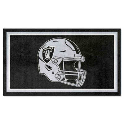 Fan Mats  LLC Las Vegas Raiders 3x5 Rug Black