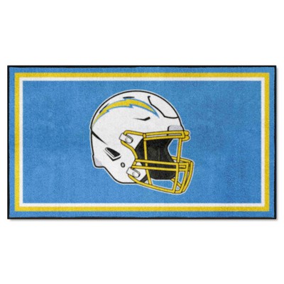 Fan Mats  LLC Los Angeles Chargers 3x5 Rug Blue