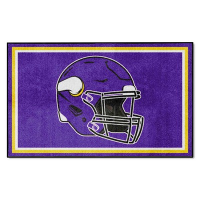 Fan Mats  LLC Minnesota Vikings 4x6 Rug Purple