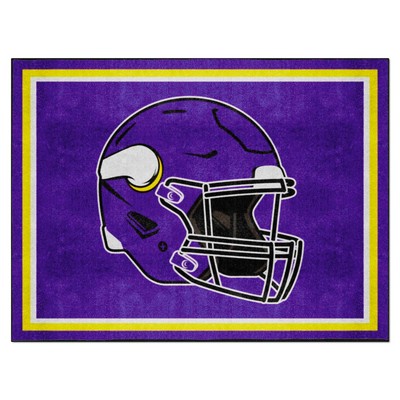 Fan Mats  LLC Minnesota Vikings 8x10 Rug Purple