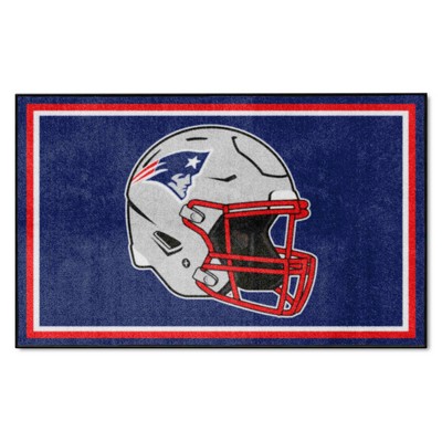 Fan Mats  LLC New England Patriots 4x6 Rug Navy