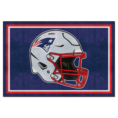 Fan Mats  LLC New England Patriots 5x8 Rug Navy