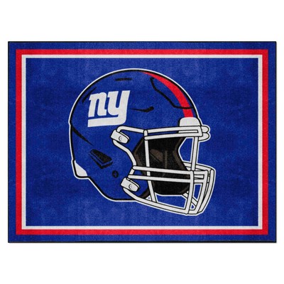 Fan Mats  LLC New York Giants 8x10 Rug Blue