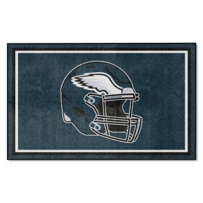 Fan Mats  LLC Philadelphia Eagles 4x6 Rug Green