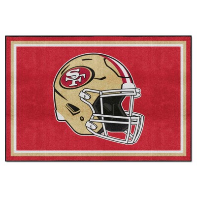 Fan Mats  LLC San Francisco 49ers 5x8 Rug Red