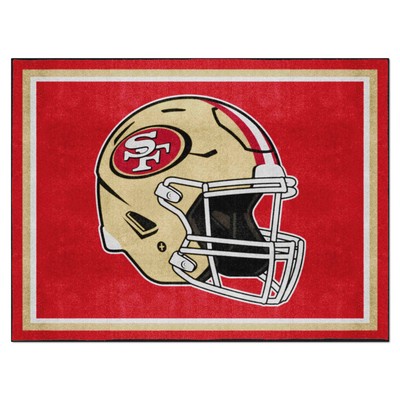 Fan Mats  LLC San Francisco 49ers 8x10 Rug Red