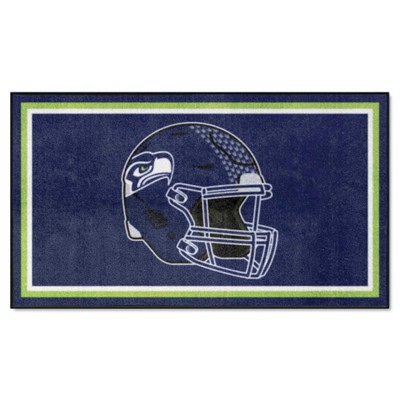 Fan Mats  LLC Seattle Seahawks 3x5 Rug Navy