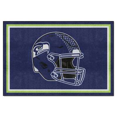 Fan Mats  LLC Seattle Seahawks 5x8 Rug Navy