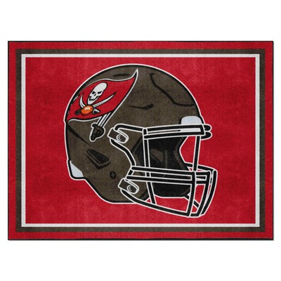 Fan Mats  LLC Tampa Bay Buccaneers 8x10 Rug Red