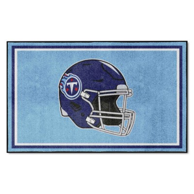 Fan Mats  LLC Tennessee Titans 4x6 Rug Blue