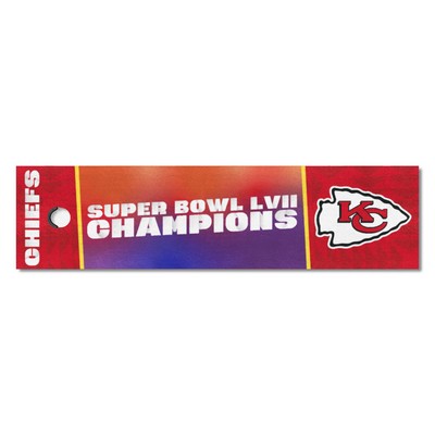 Fan Mats  LLC Kansas City Chiefs Putting Green Mat Red