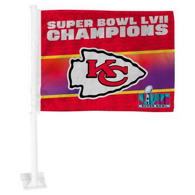 Fan Mats  LLC Kansas City Chiefs Car Flag Red