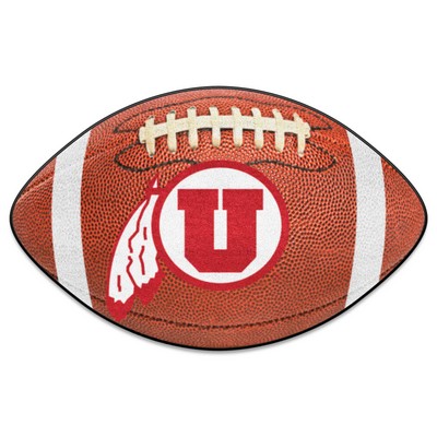 Fan Mats  LLC Utah Utes Football Mat Brown