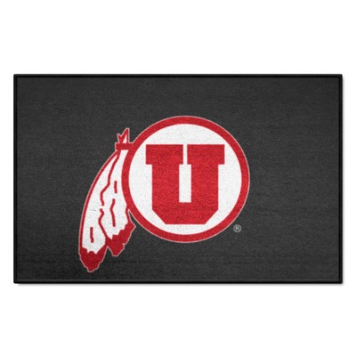 Fan Mats  LLC Utah Utes Starter Mat Black