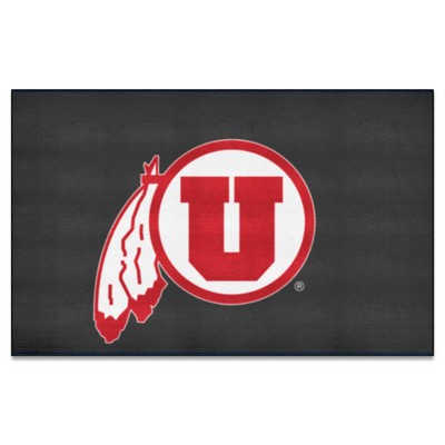 Fan Mats  LLC Utah Utes Ulti-Mat Black