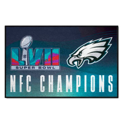 Fan Mats  LLC Philadelphia Eagles Starter Mat NFC Champions Green