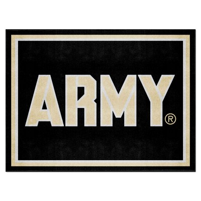 Fan Mats  LLC Army West Point Black Knights 8x10 Rug Black