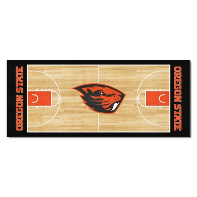 Fan Mats  LLC Oregon State Beavers NCAA Basketball Runner Black