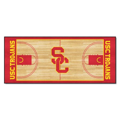 Fan Mats  LLC Southern California Trojans NCAA Basketball Runner Red