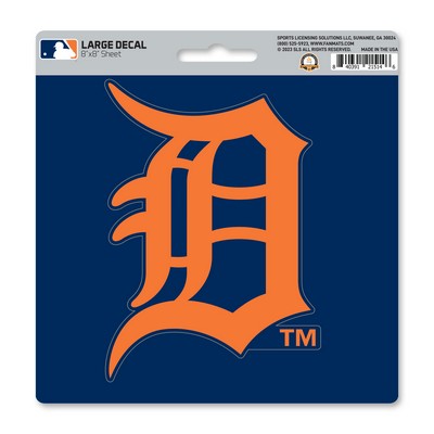 Fan Mats  LLC Detroit Tigers Large Decal Blue