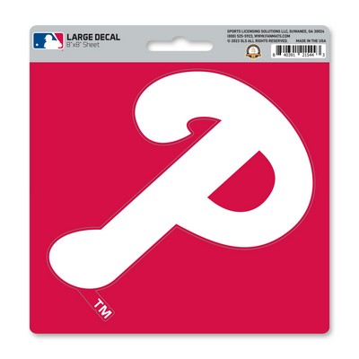 Fan Mats  LLC Philadelphia Phillies Large Decal Red