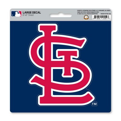 Fan Mats  LLC St. Louis Cardinals Large Decal Blue