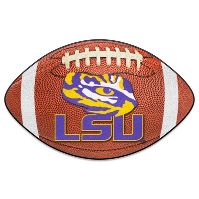 Fan Mats  LLC LSU Tigers Football Mat Brown