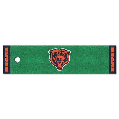 Fan Mats  LLC Chicago Bears Putting Green Mat Green