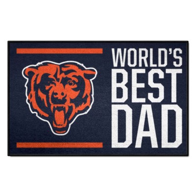 Fan Mats  LLC Chicago Bears Starter Mat Navy Blue