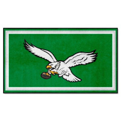 Fan Mats  LLC Philadelphia Eagles 3x5 Rug Retro Green