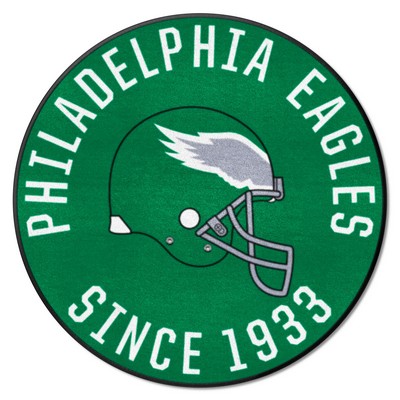 Fan Mats  LLC Philadelphia Eagles Roundel Mat Retro Green