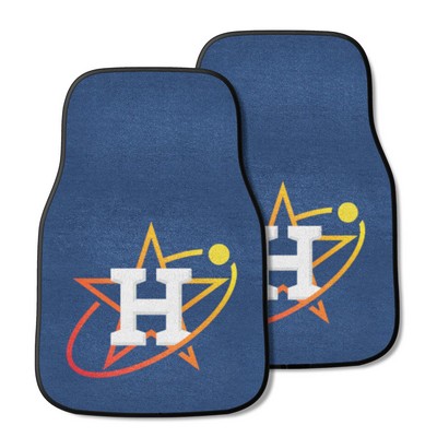 Fan Mats  LLC Houston Astros 2-pc Carpet Car Mat Set Blue