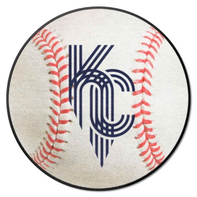 Fan Mats  LLC Kansas City Royals Baseball Mat White