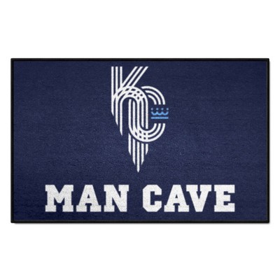 Fan Mats  LLC Kansas City Royals Starter Mat Man Cave Blue