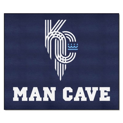 Fan Mats  LLC Kansas City Royals Tailgater Mat Man Cave Blue