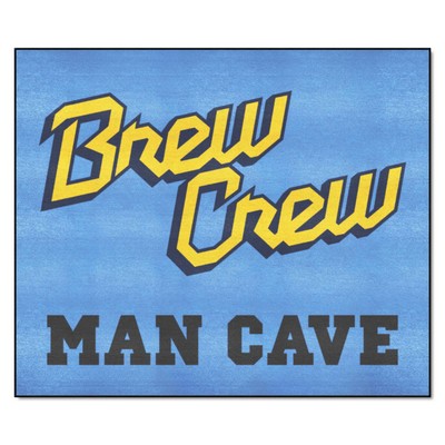 Fan Mats  LLC Milwaukee Brewers Tailgater Mat Man Cave Blue