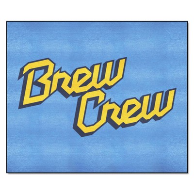 Fan Mats  LLC Milwaukee Brewers Tailgater Mat Blue