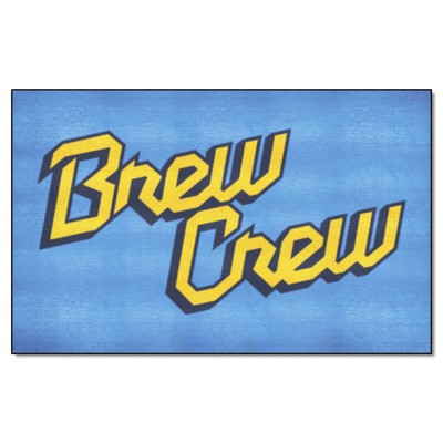 Fan Mats  LLC Milwaukee Brewers Ulti-Mat Blue