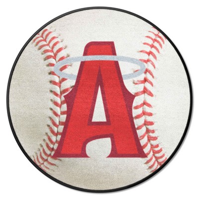 Fan Mats  LLC Los Angeles Angels Baseball Mat White