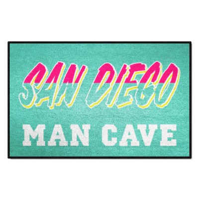 Fan Mats  LLC San Diego Padres Starter Mat Man Cave Mint