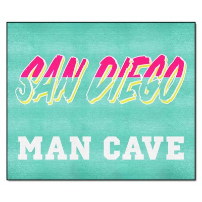 Fan Mats  LLC San Diego Padres Tailgater Mat Man Cave Mint