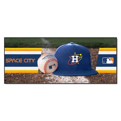 Fan Mats  LLC Houston Astros Baseball Runner Blue