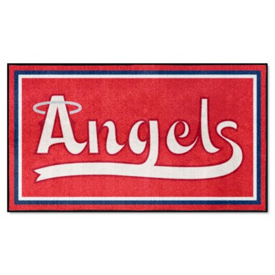 Fan Mats  LLC Los Angeles Angels 3x5 Rug Red