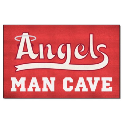 Fan Mats  LLC Los Angeles Angels Ulti-Mat Man Cave Red